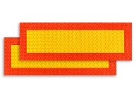 Табличка  "LONG" 200х600 мм, красная полоса 4 см (2 шт) (9900Т long 4)